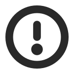 Attention Circle SVG Icon